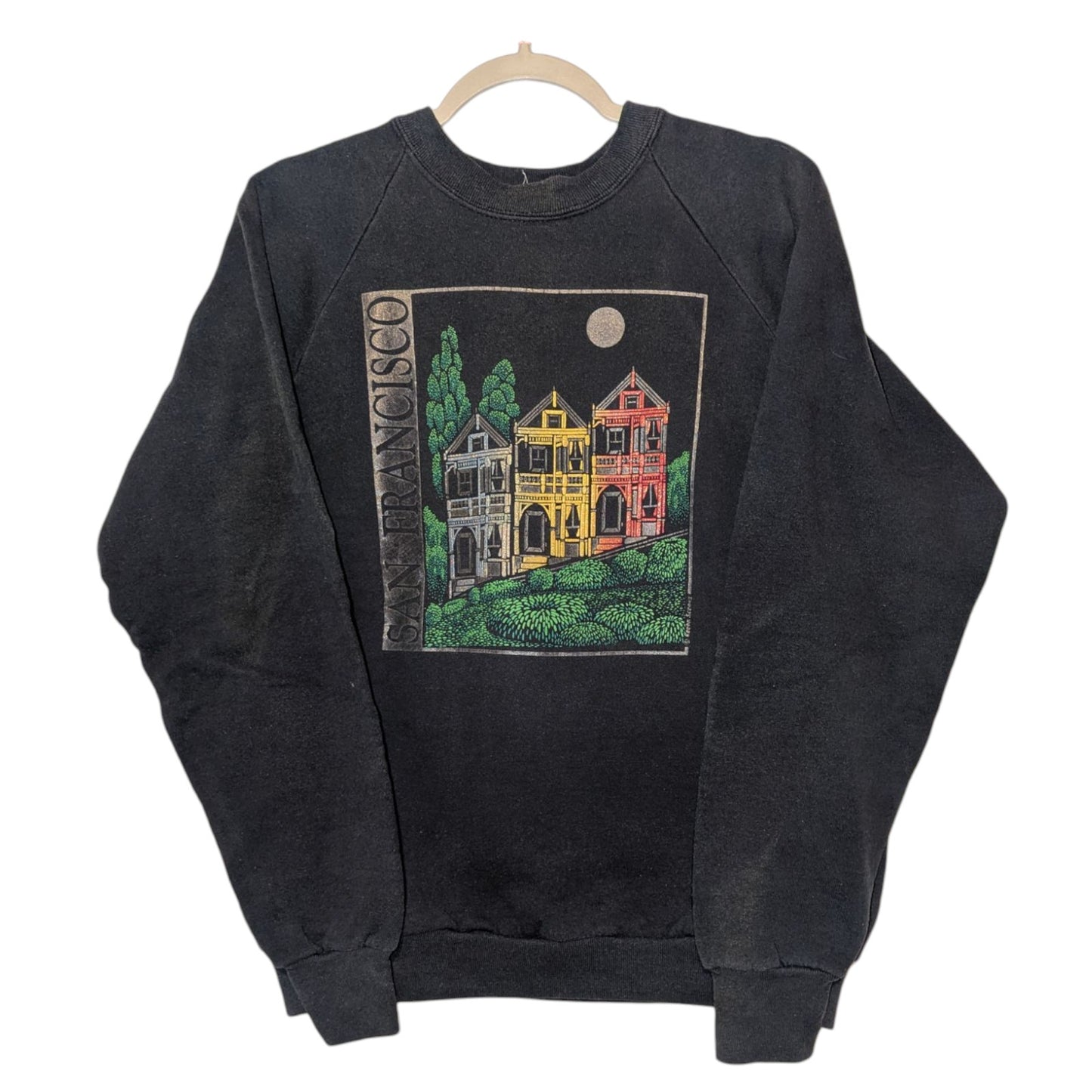 90s San Francisco Location Crewneck Sweatshirt