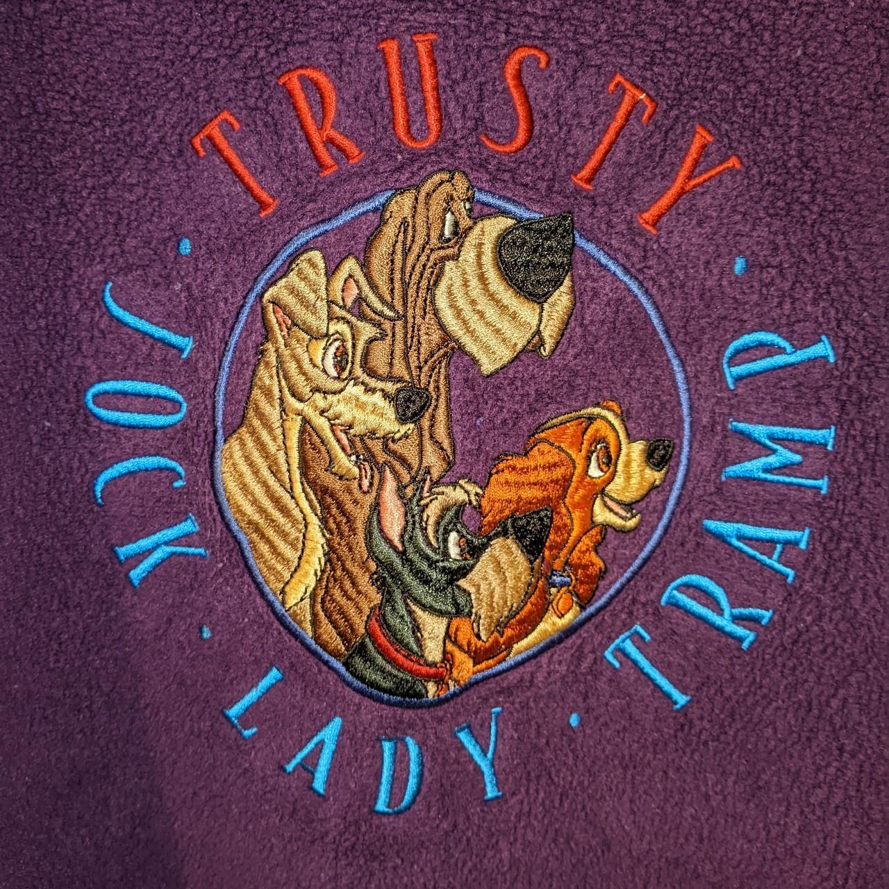 90s Lady and The Tramp Disney Fleece Crewneck