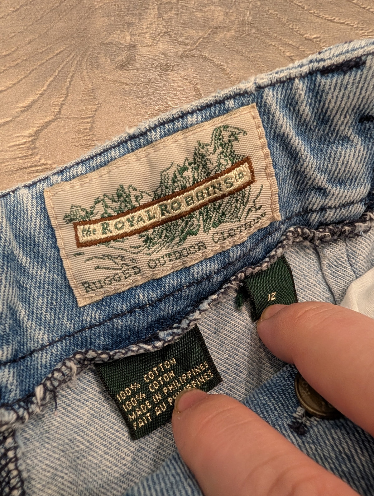 90s Women's Royal Robbins Pleated High Elastic Waist Jeans