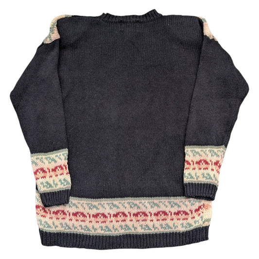 90s Women's Heirloom Collectibles Floral Knit Sweater