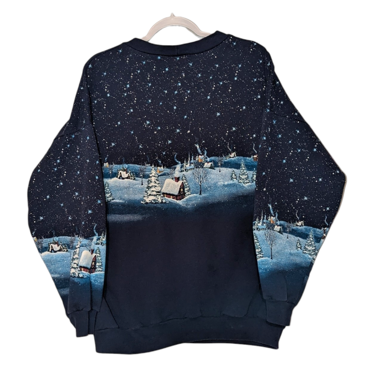 90s Angel Christmas AOP Crewneck sweatshirt