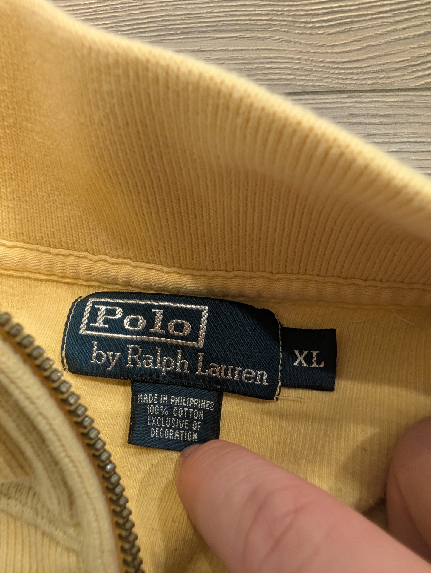 90s/Y2K Polo Ralph Lauren Classic 1/4 Zip Pullover Sweatshirt