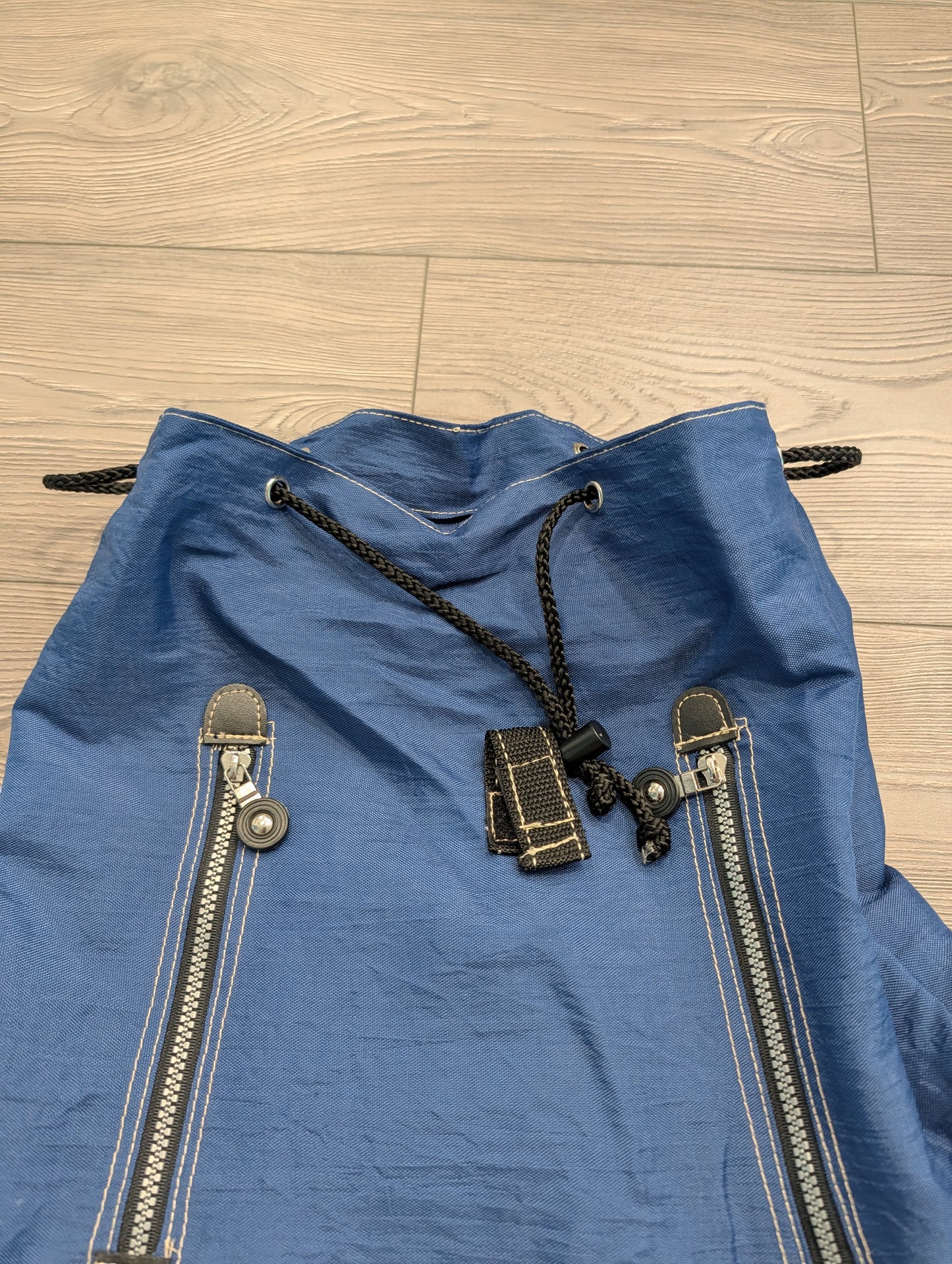 80s LA Gear Royal Blue Nylon Backpack