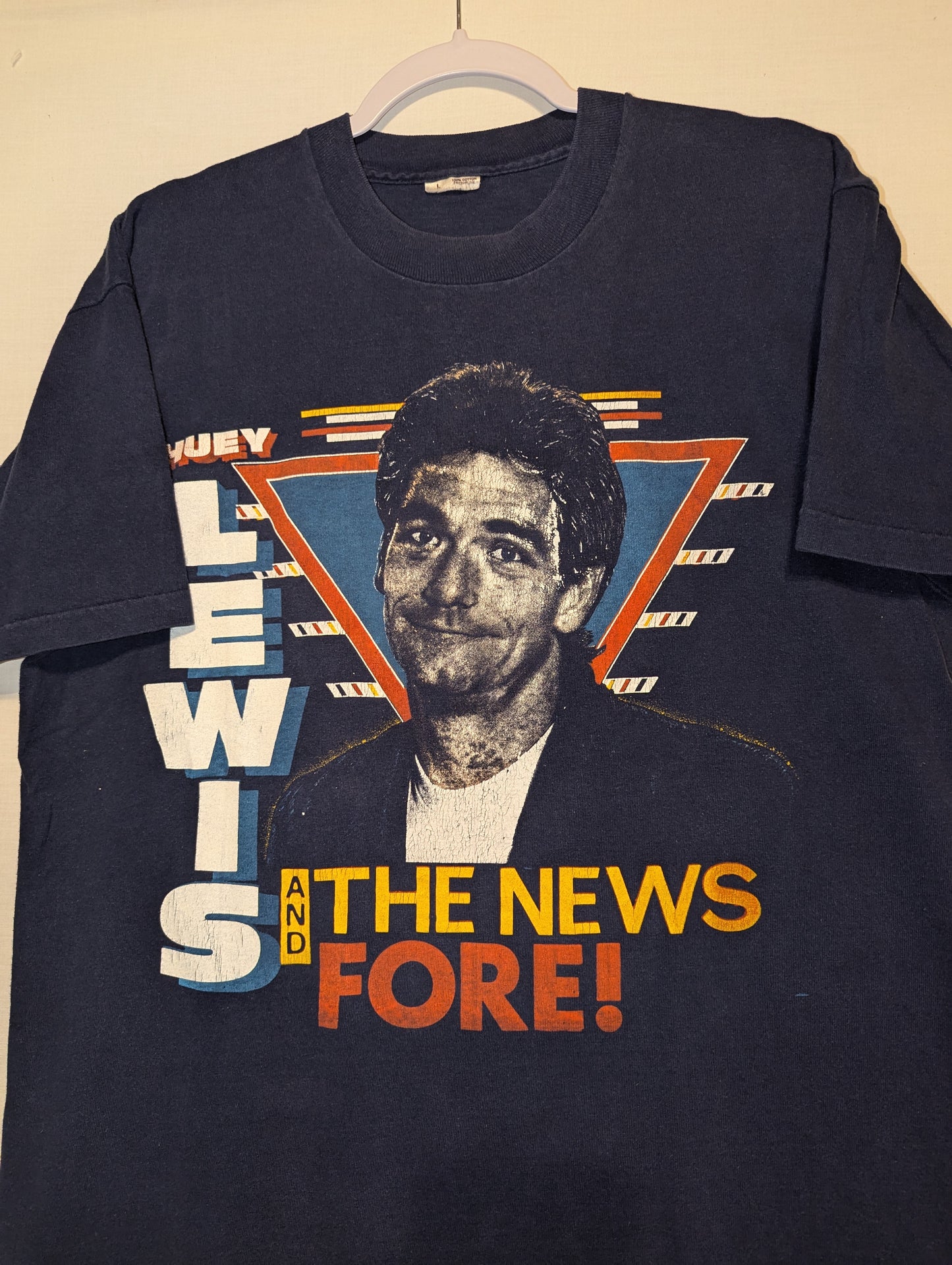1986 / 1987 Huey Lewis and the News tour t shirt