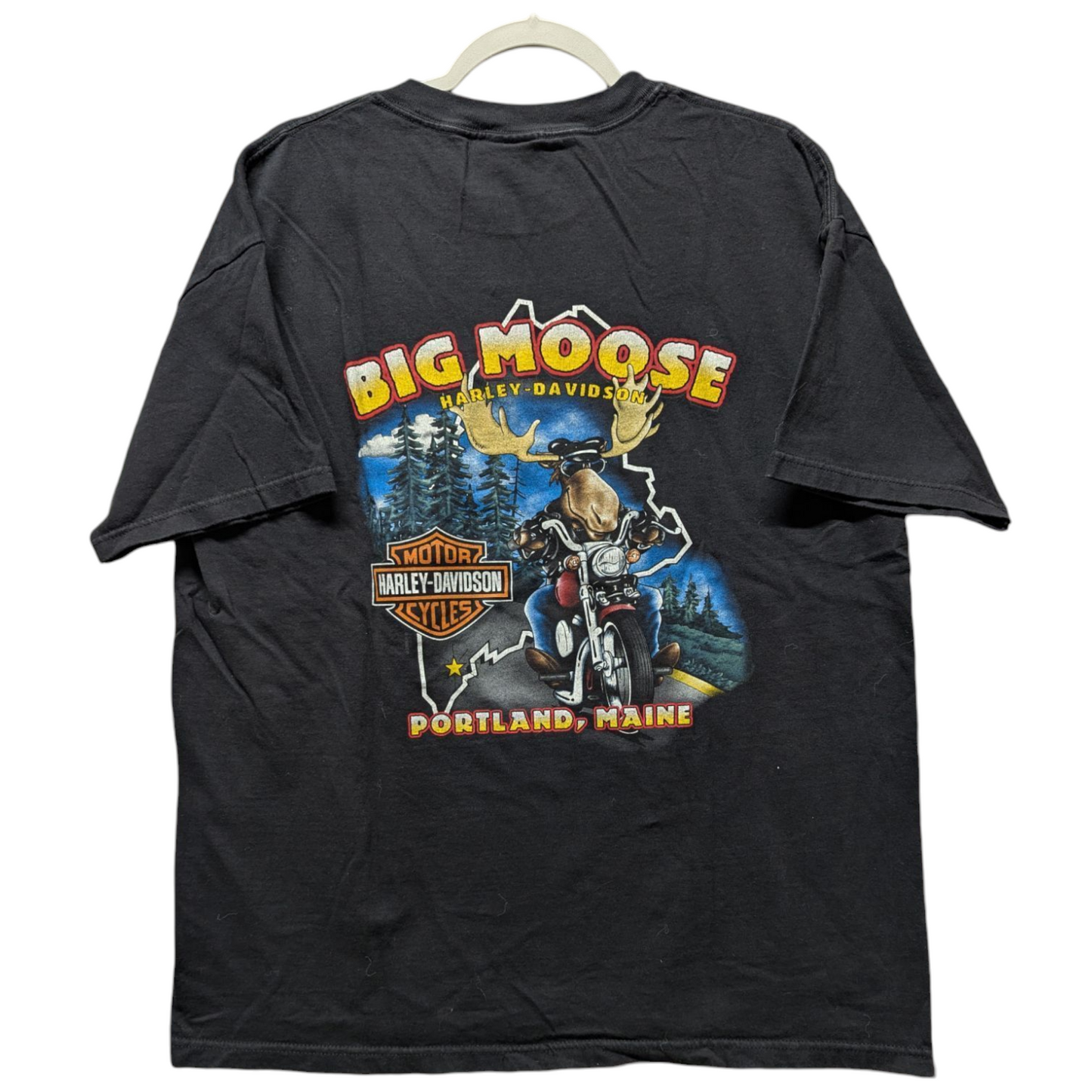 2002 Feel The Heat Big Moose Harley Davidson T shirt