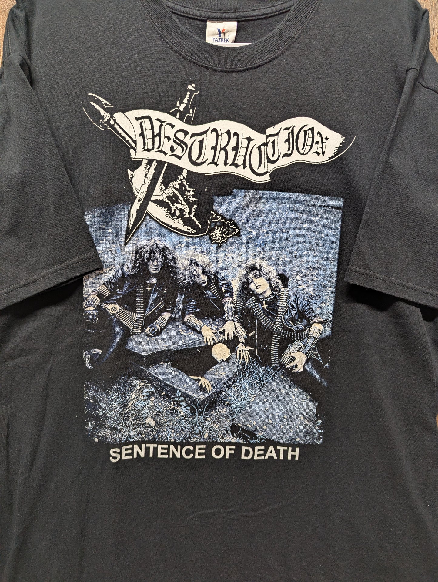 Mid 2000's Destruction Sentence of Death Metal T shirt