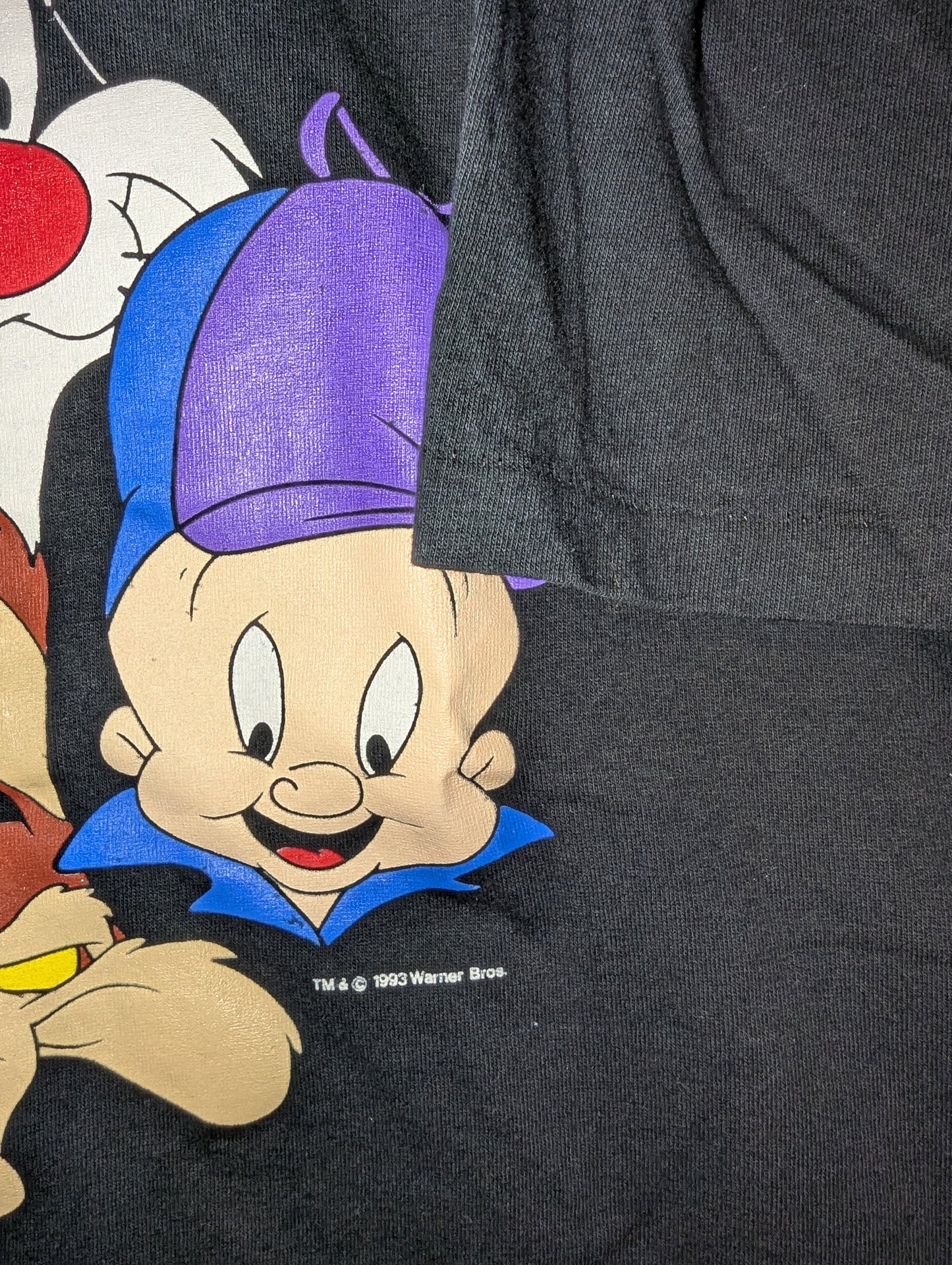 1993 Looney Tunes Character faces t shirt