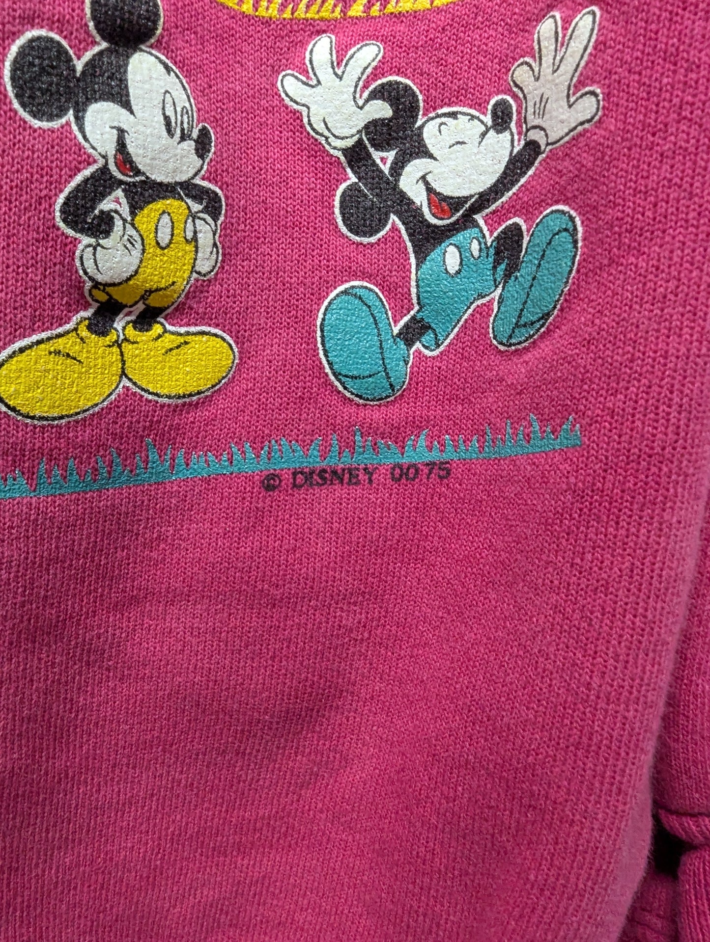 80s / 90s Mickey Mouse Mini Character Crewneck Sweatshirt