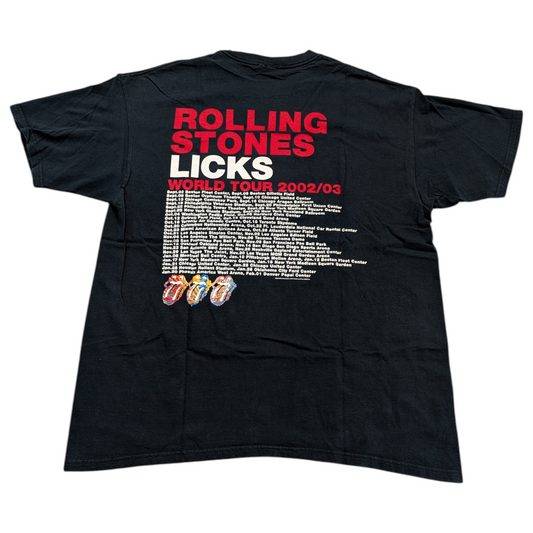 2002/2003 Rolling Stones Licks World Tour T shirt