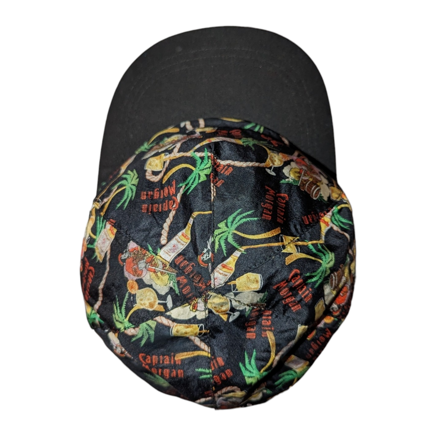 90s / Y2K Captain Morgan Rum AOP snapback hat