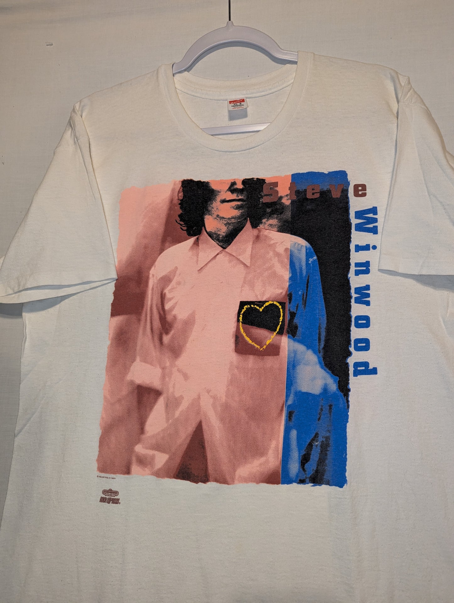 1991 Steve Winwood Refugees of the Heart tour shirt