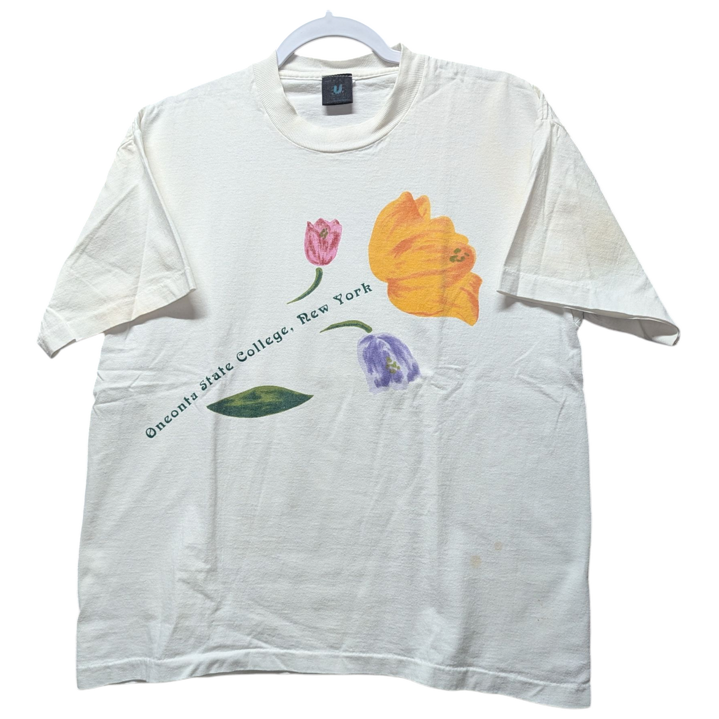 90s Oneonta State College Roses t shirt