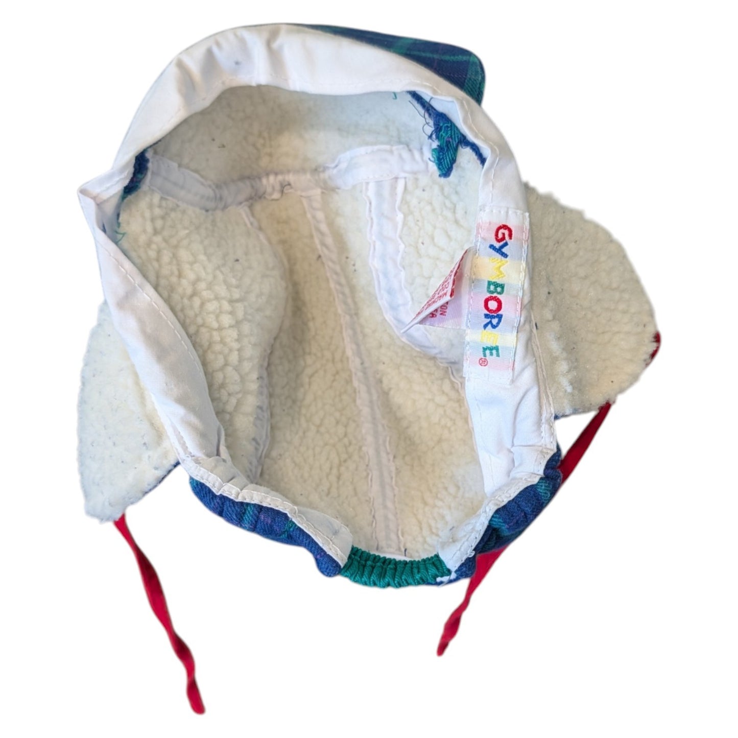 90s Youth Gymboree Plaid Winter Hat with Earflaps