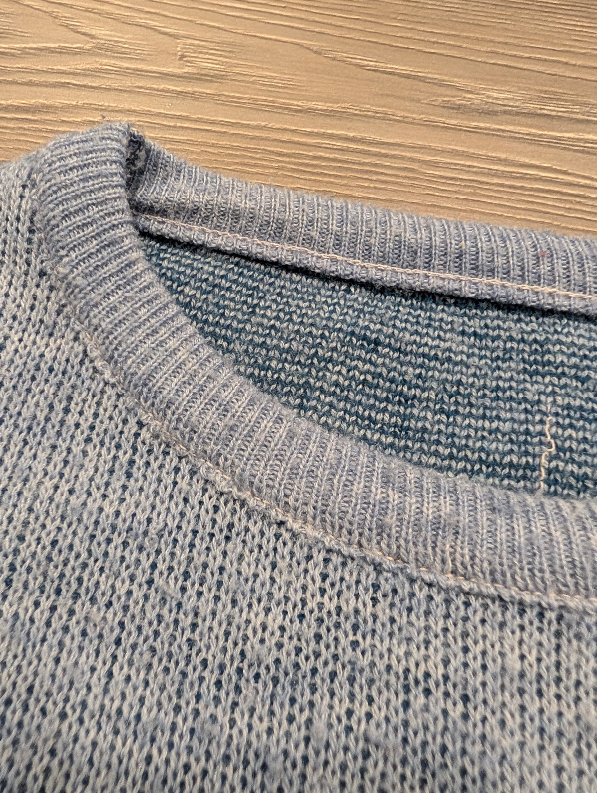 70s Alpaca Motif Knit Crewneck Sweater