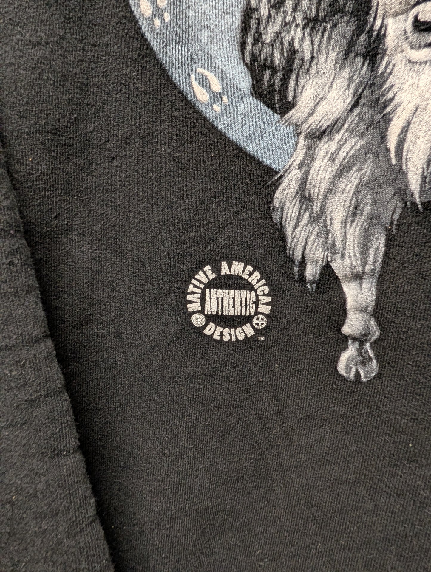 1995 Wild Buffalo Native American Design Crewneck Sweatshirt