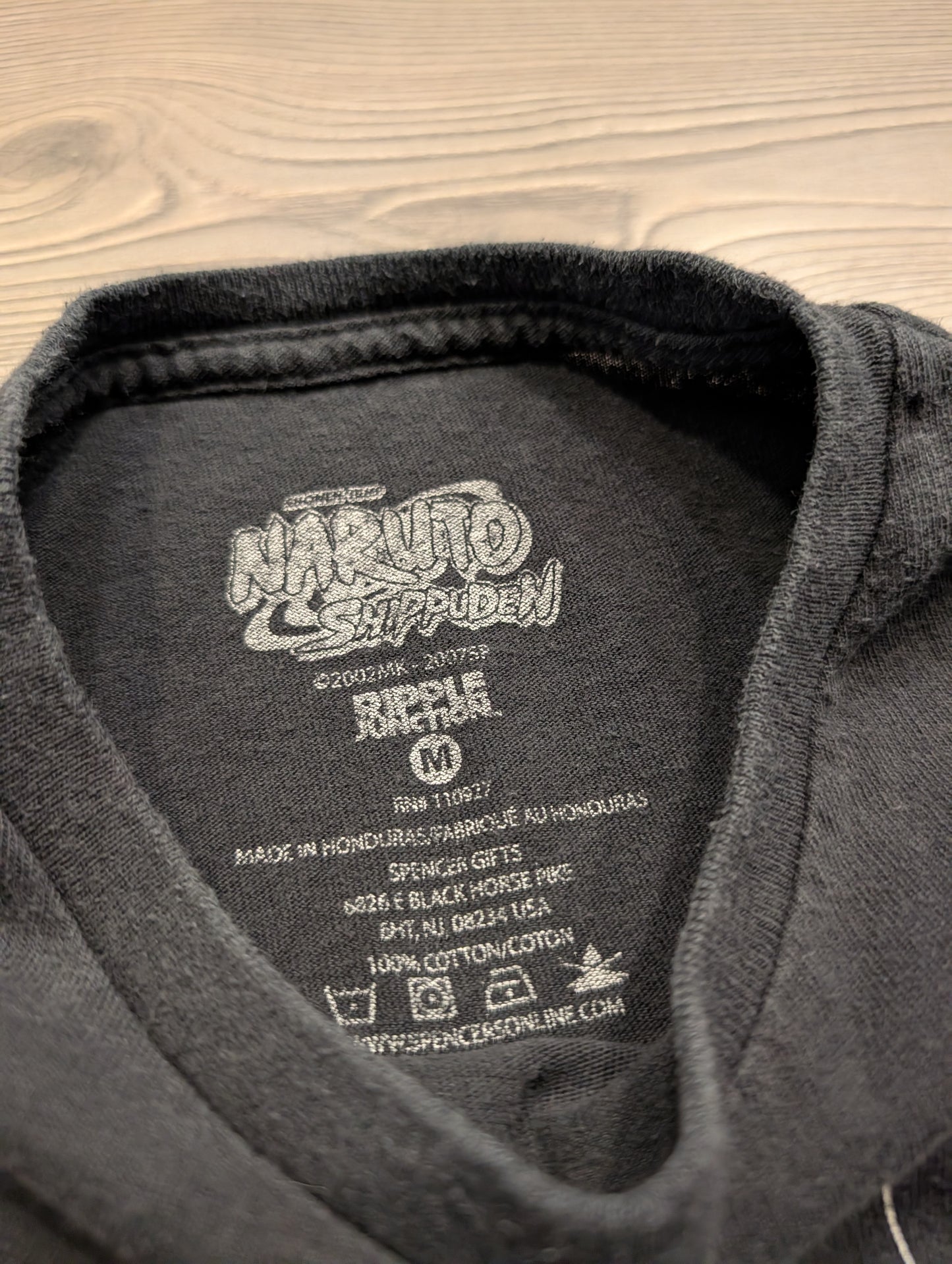 2007 Naruto Shippuden Short Sleeve Graphic T shirt