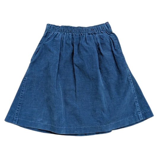 70s/80s Youth Blue Courdoroy A line Skirt