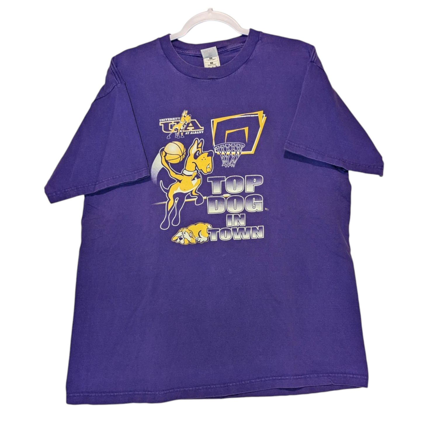 90s / Y2K U Albany Top Dog in Town t shirt