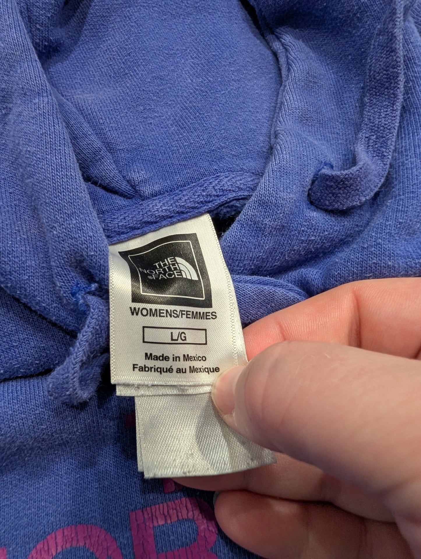 Y2K Women's North Face Hoodie Sweatshirt