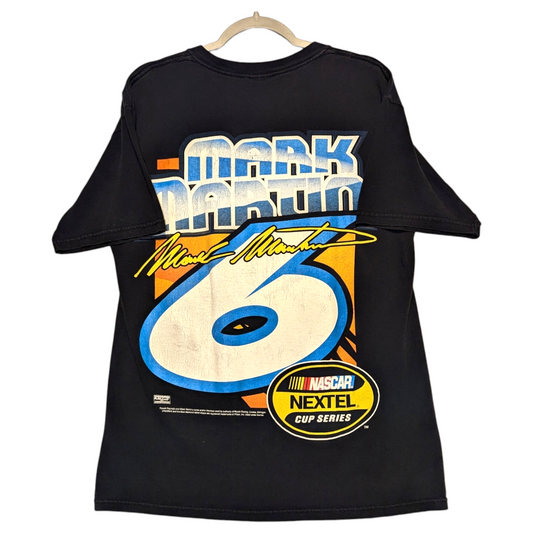 90s Mark Martin Right on Track NASCAR t shirt