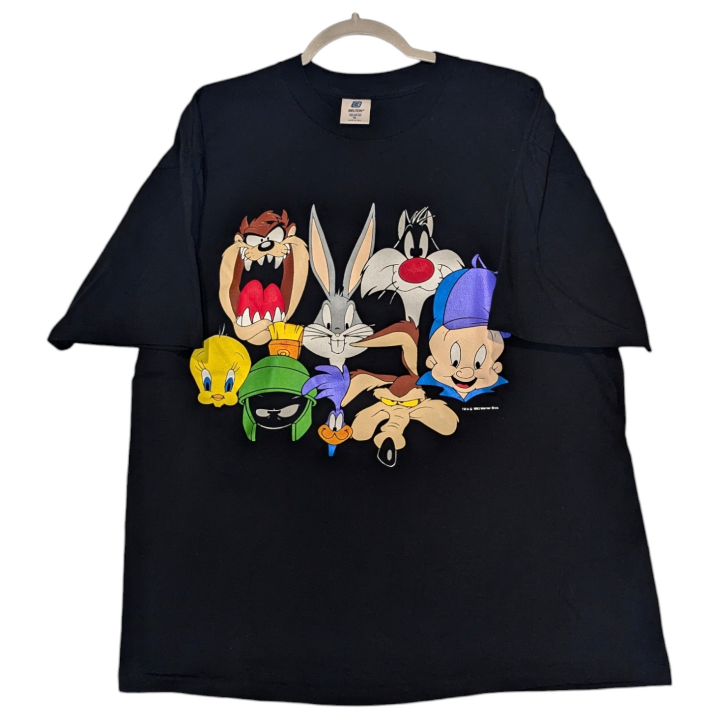 1993 Looney Tunes Character faces t shirt