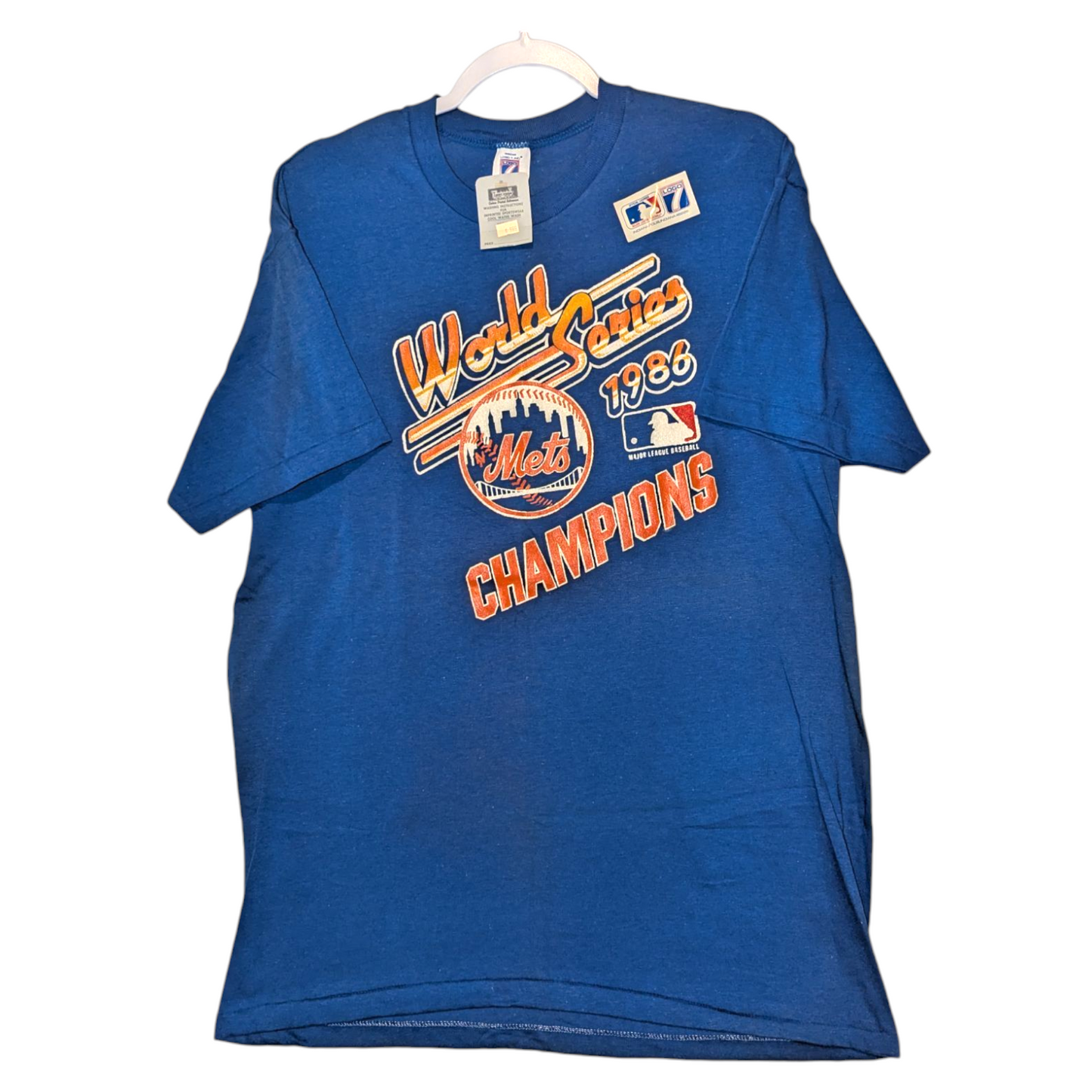 1986 NWT New York Mets World Series Champions t shirt