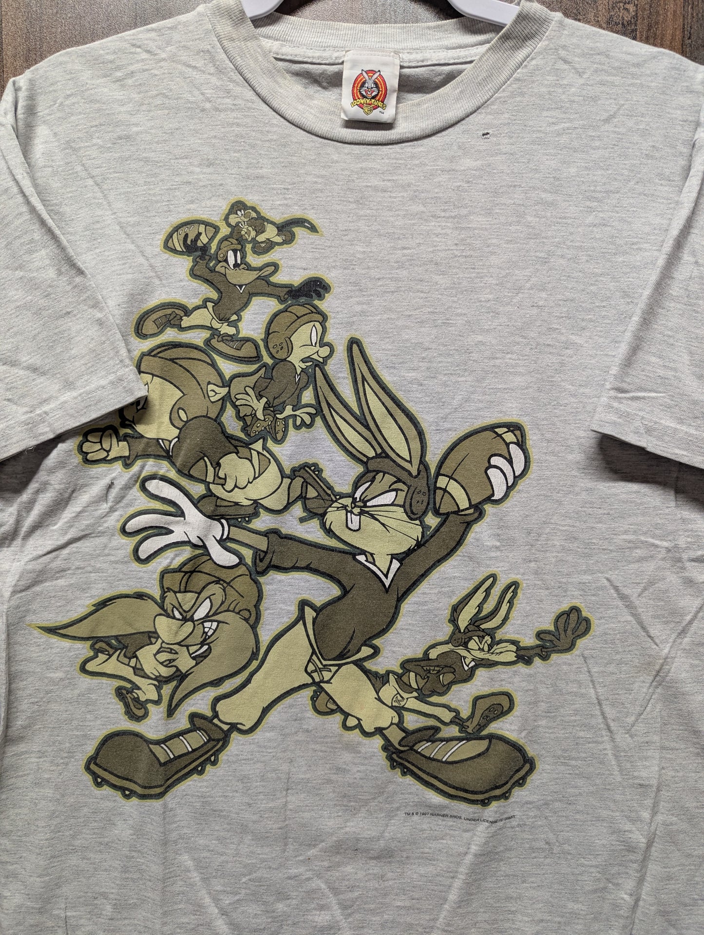 1997 Youth Looney Tunes Football t shirt