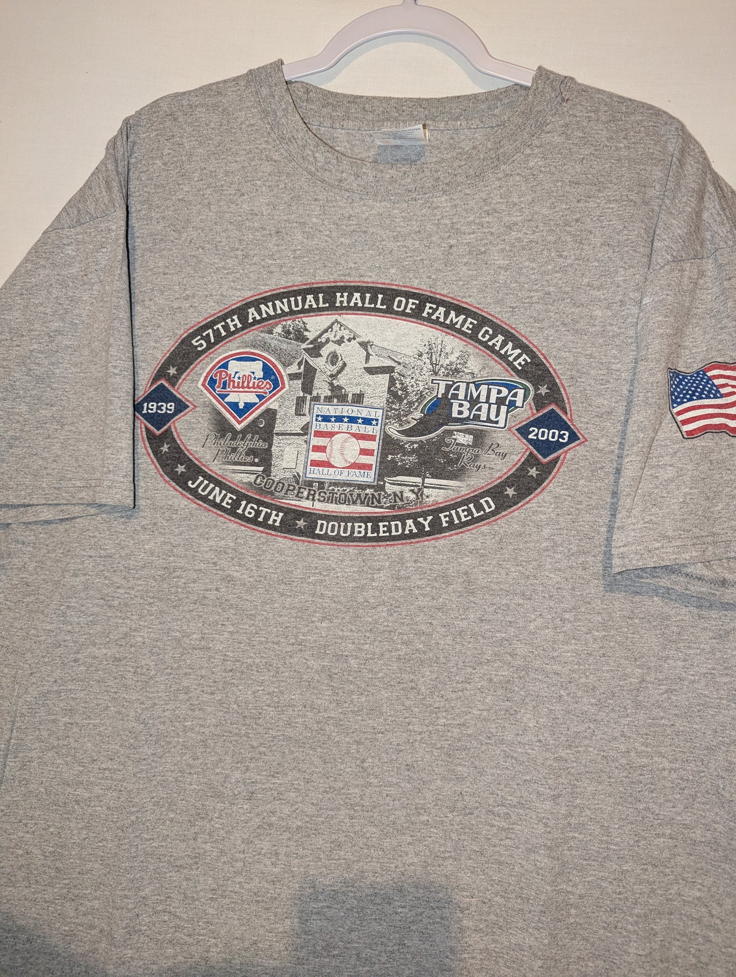2003 57th Annual Hall of Fame Game MLB t shirt