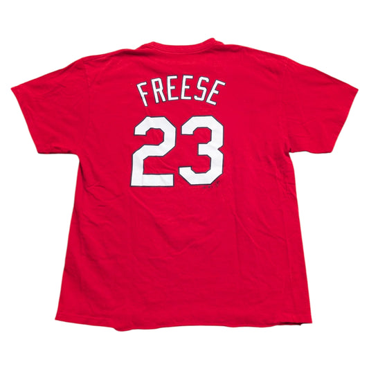 Mid 2000s MLB David Freese St louis Cardinals Baseball Short Sleeve T Shirt