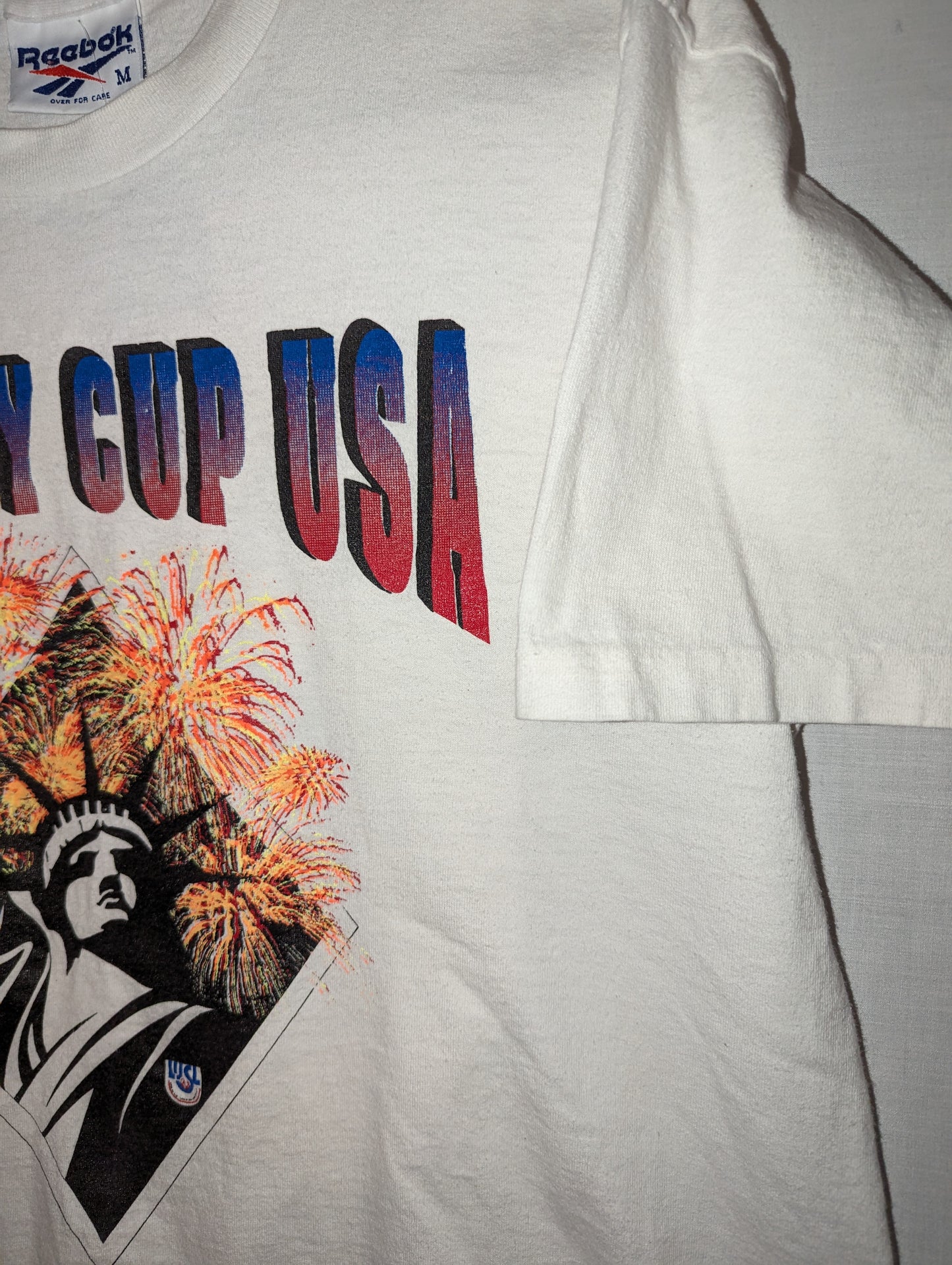 90s Liberty Cup USA Reebok Soccer t shirt