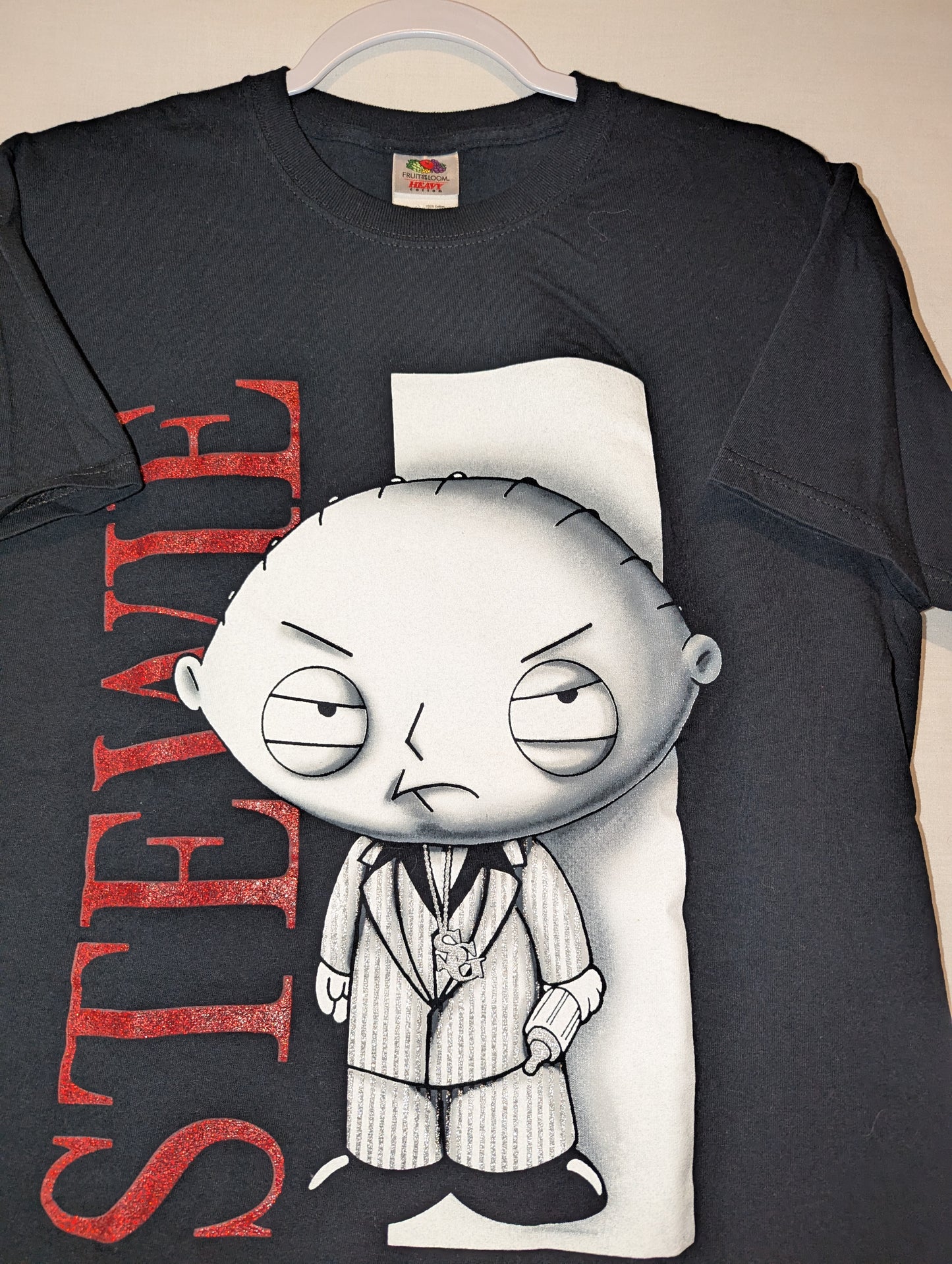 Y2K Stewie Family Guy Scarface parody t shirt