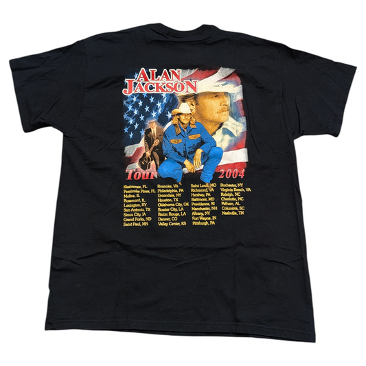 2004 Alan Jackson Tour T shirt