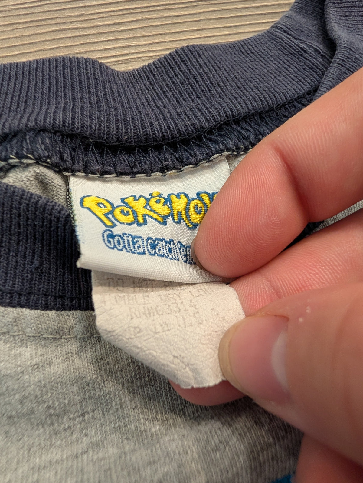 1999 Youth Gengar Sports Series 3/4 Sleeve Pokémon T-shirt