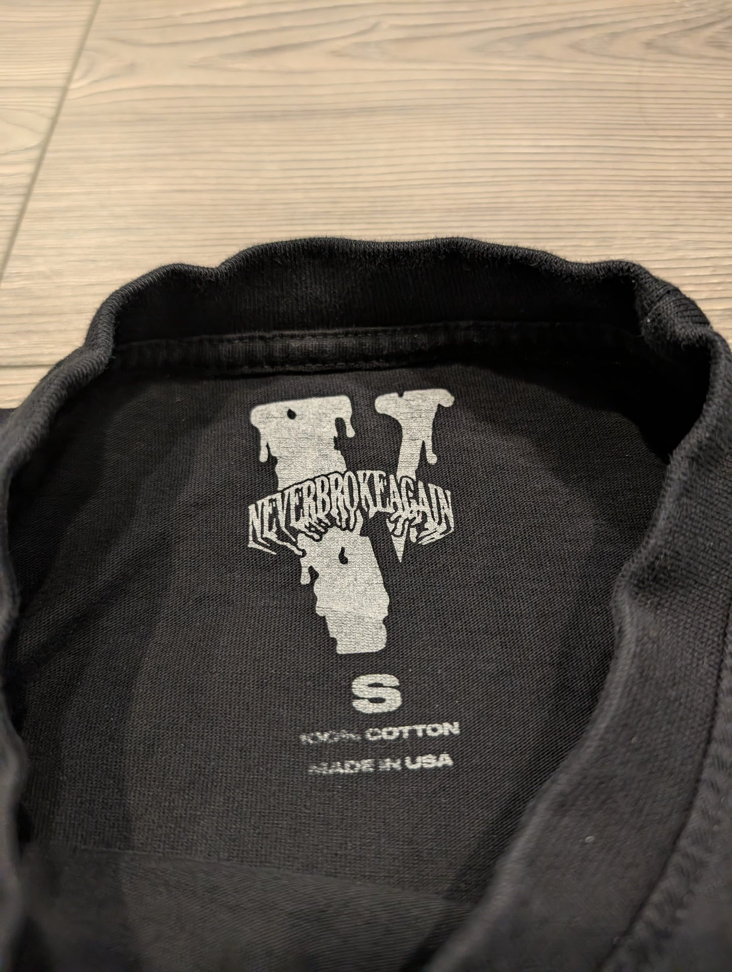 Modern Vlone x Never Broke Again Skeleton T shirt