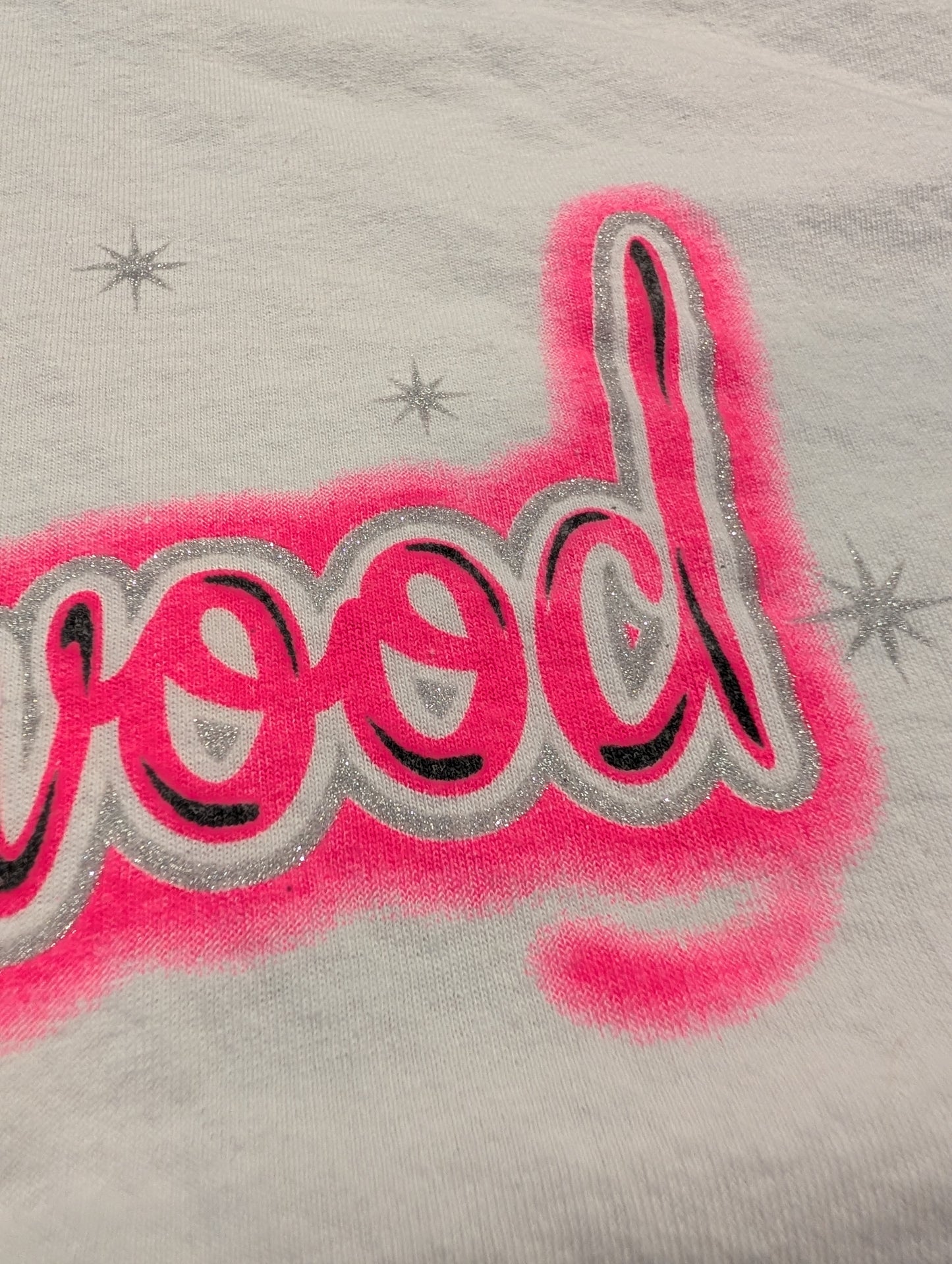 Y2K Neon Pink Hollywood Short Sleeve T shirt