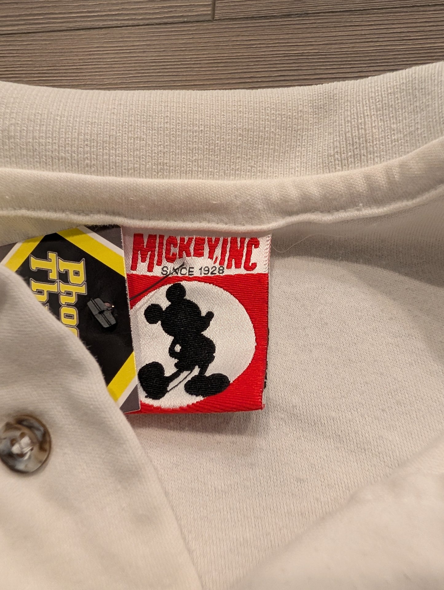 90s The Walt Disney Studios Mickey Mouse Polo Style T shirt