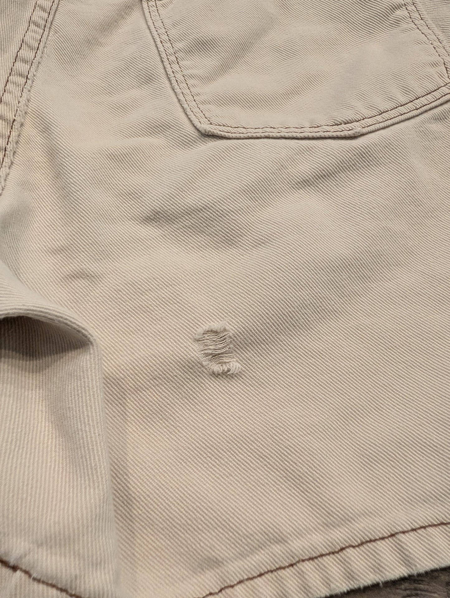 70s Maverick Soft Cream Twill Shorts