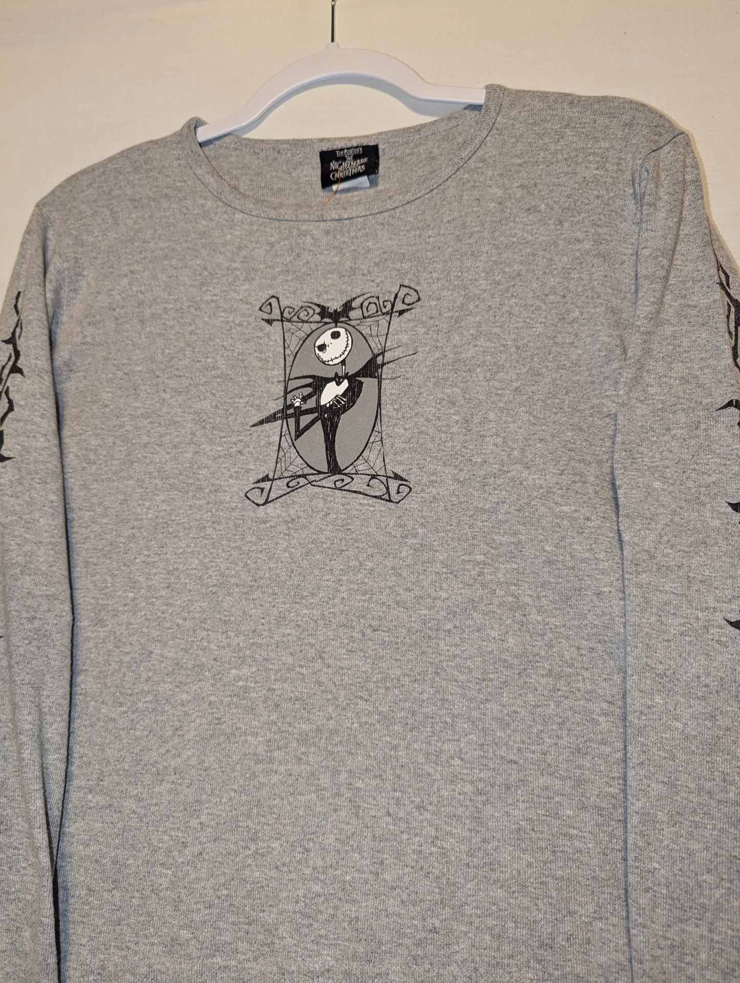 Y2K The Nightmare Before Christmas Long Sleeve Womens T shirt