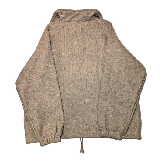 90s Earth Ragz Cotton quarter zip baggy sweater