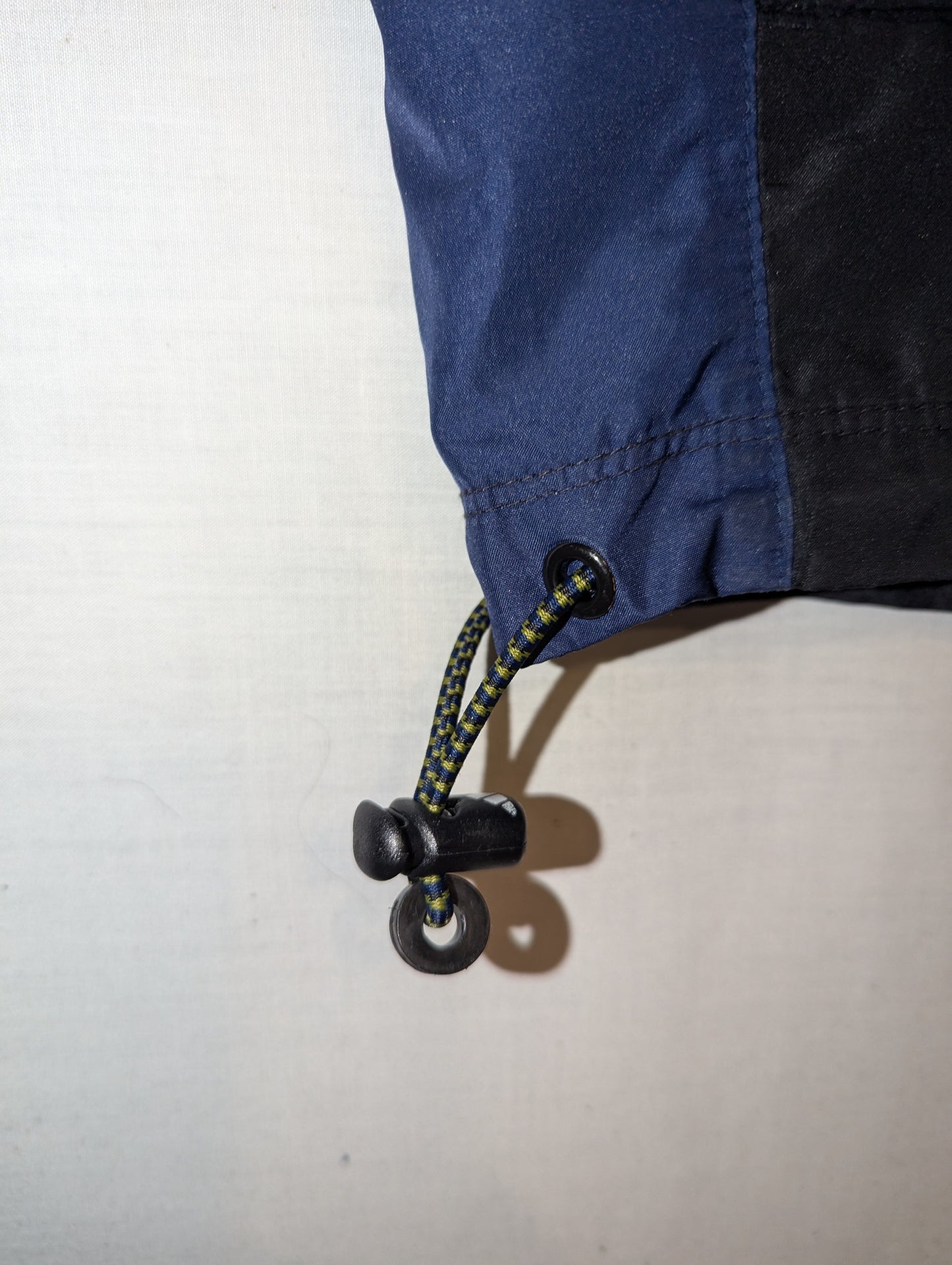 90s Adidas Black and Navy Windbreaker jacket