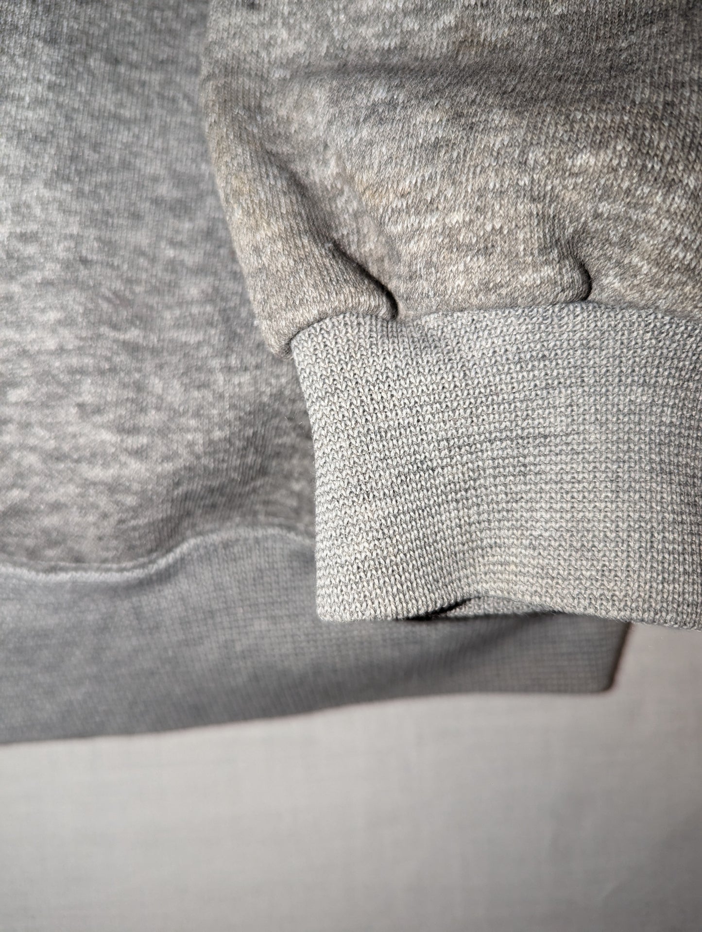 70s / 80s Thermal Lined full zip hoodie sweatshirt