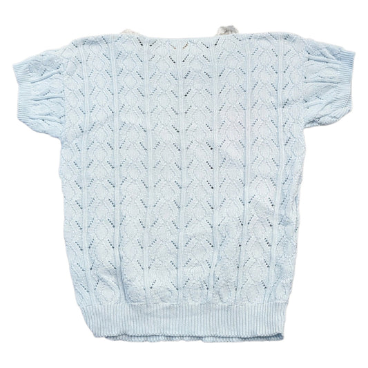 90s Lace Collar Knit Sweater Top