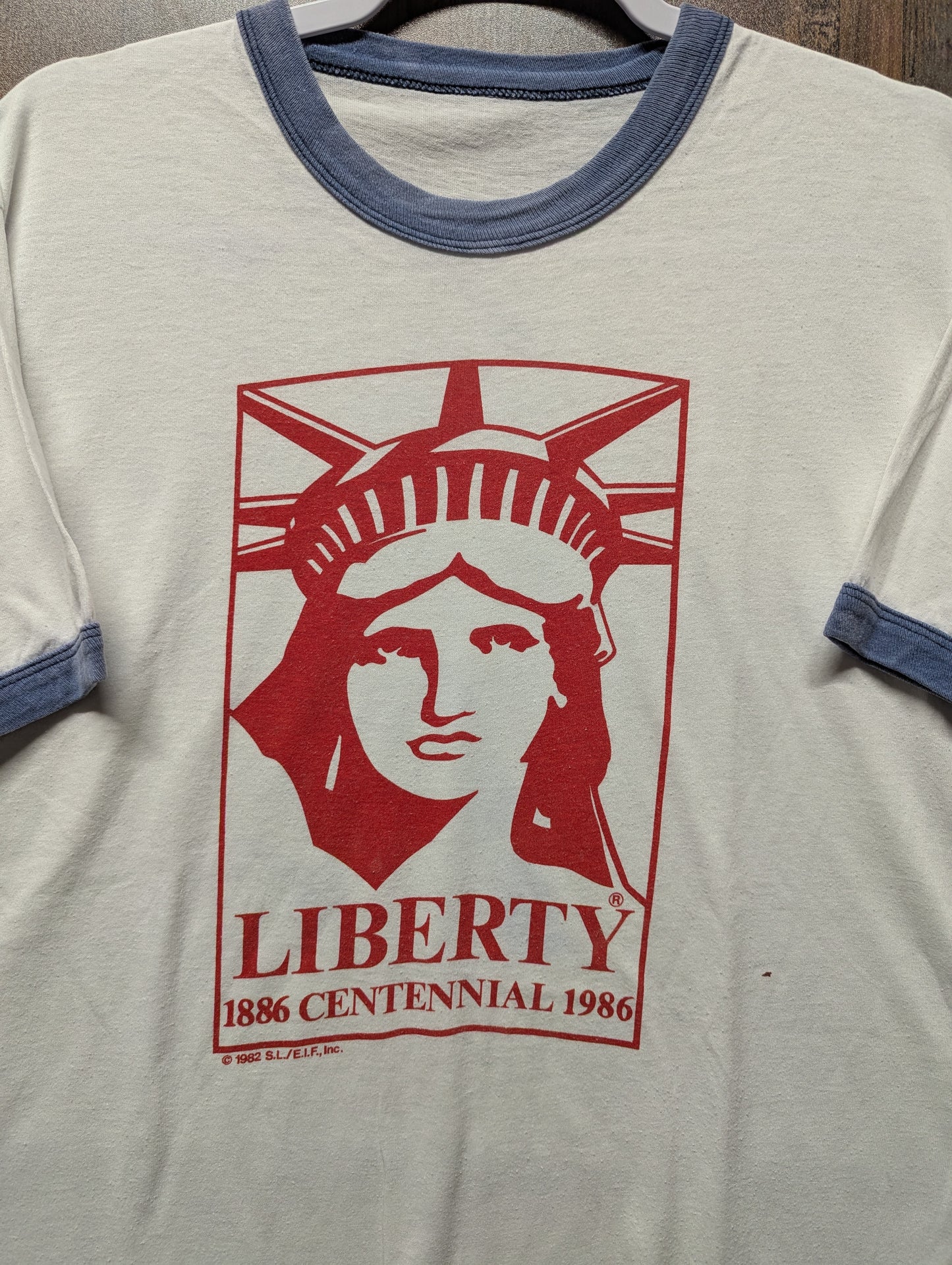 1982 Liberty Centenial Ringer T shirt