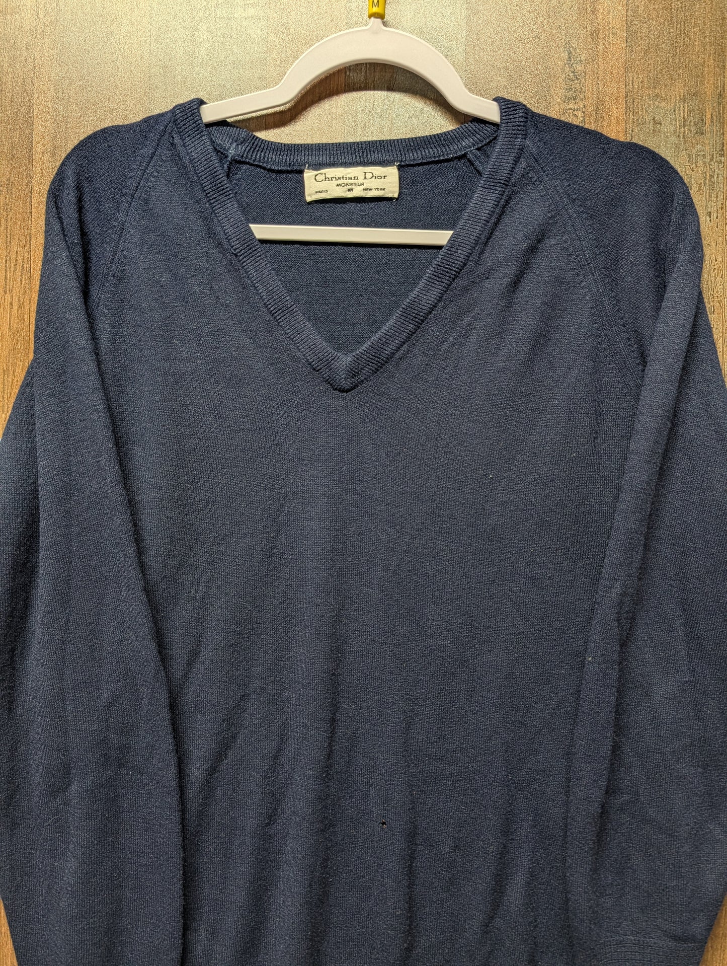 80s Christian Dior Monsieur V-Neck Sweater