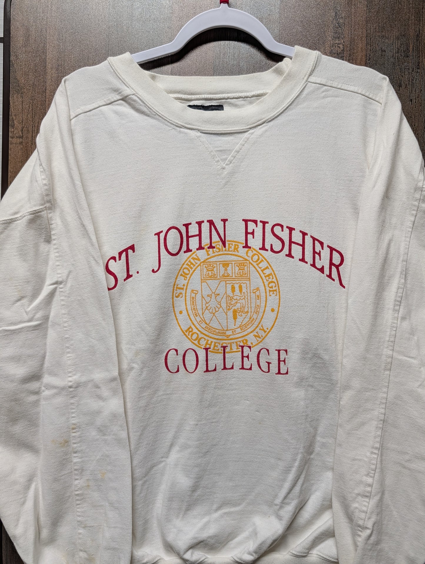 90s St Johns Fisher College Crewneck Sweatshirt