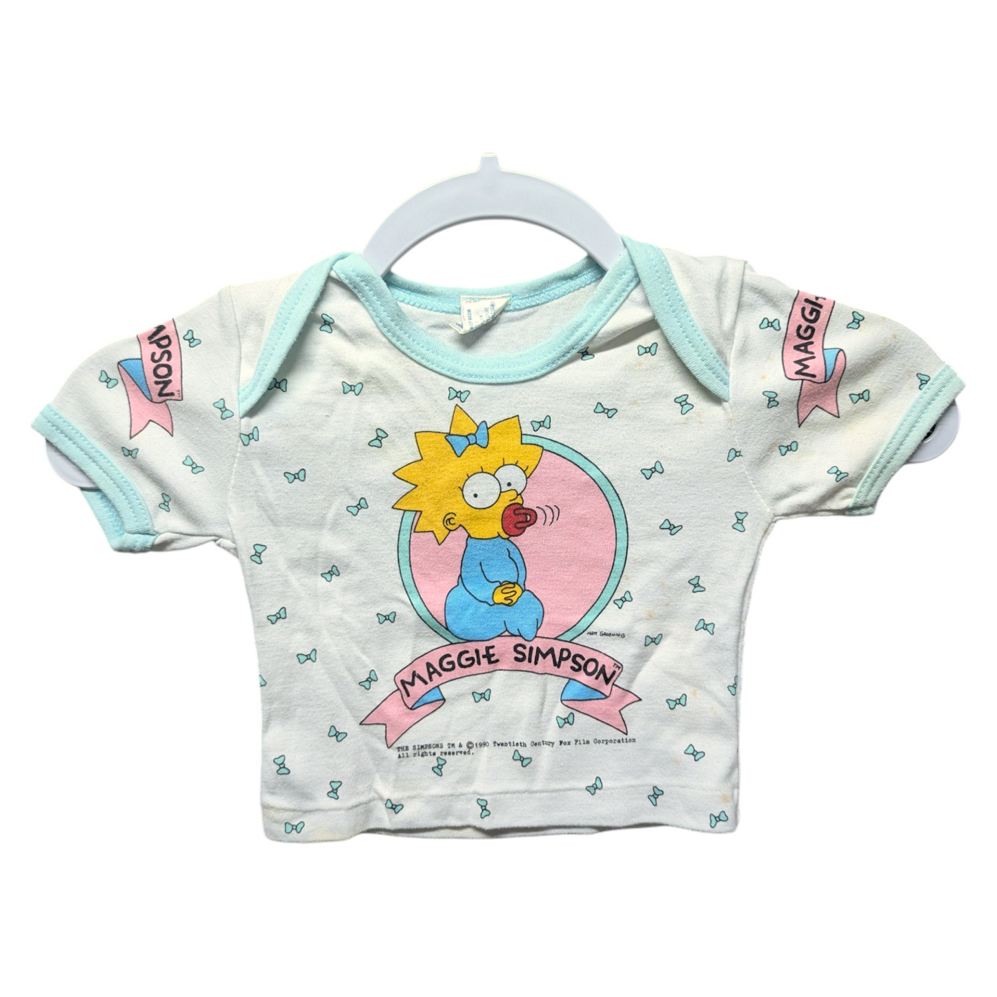 1990 Maggie Simpson Baby Youth T shirt