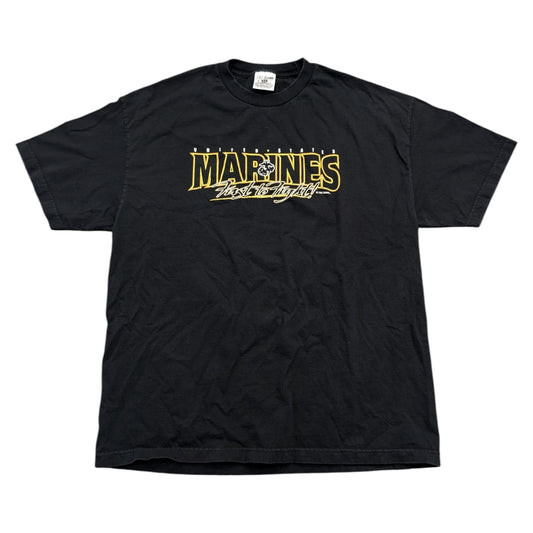 90s/Y2K United States Marines First To Fight Short Sleeve T shirt