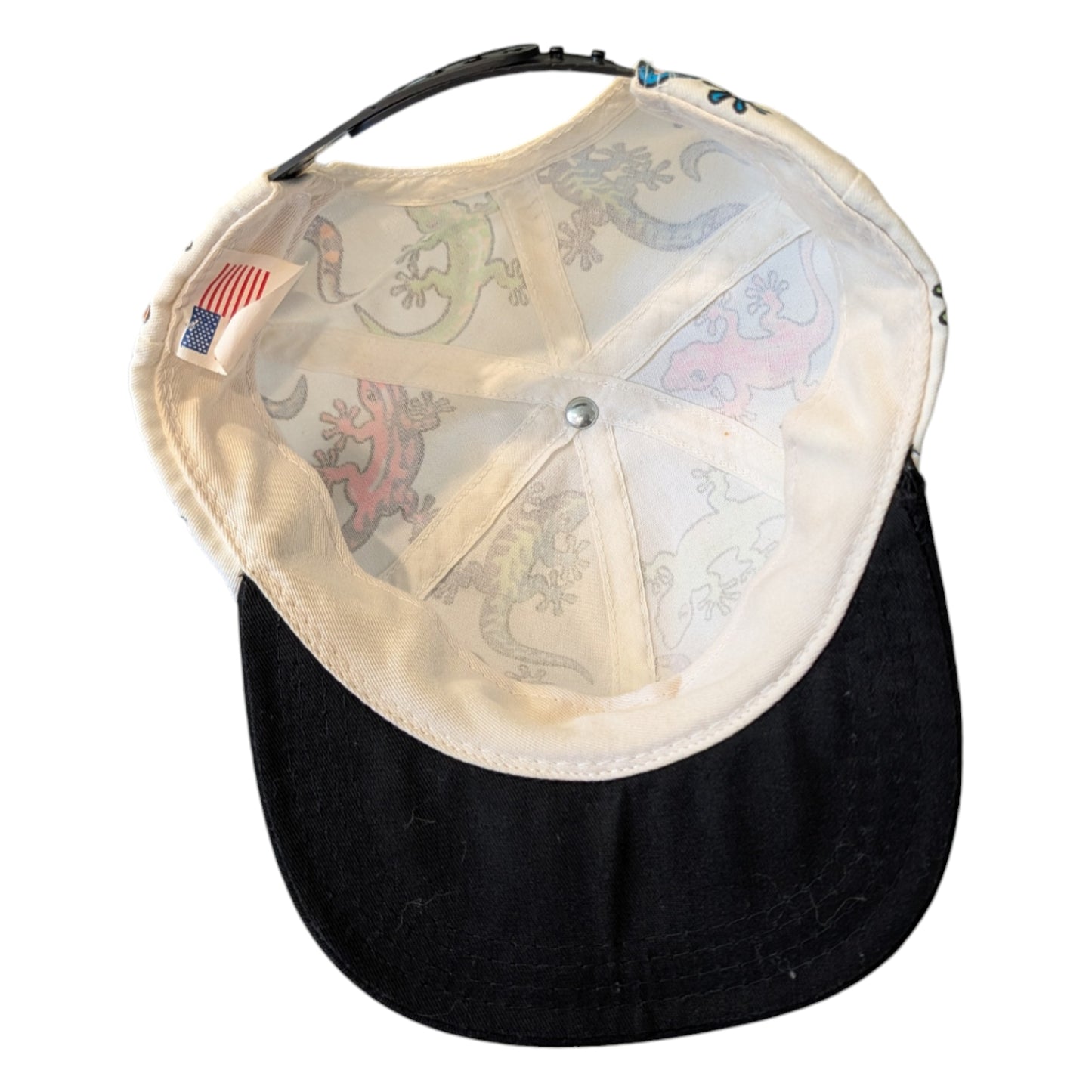 Youth 90s AOP Gecko Snapback Hat