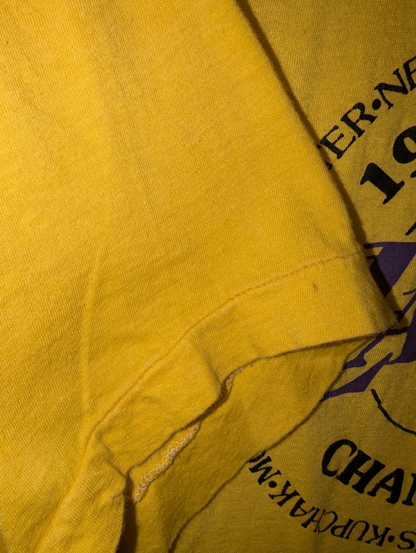 1985 Los Angeles Lakers World Champions t shirt