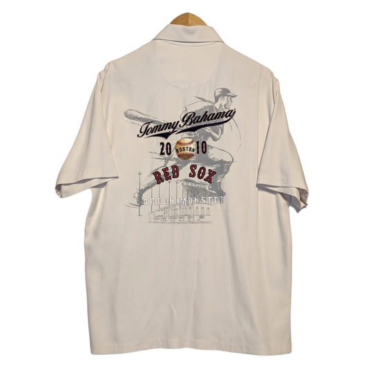 2010 Boston Red Sox x Tommy Bahama Limited Edition Collectors series 456/1000 button up shirt